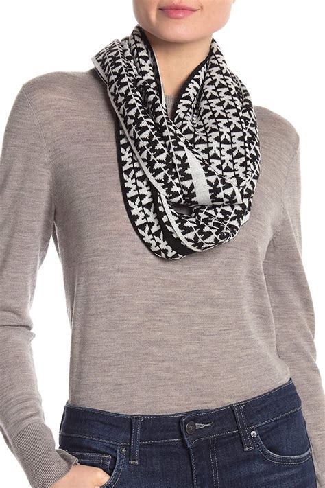 michael kors infinity scarf black and white|Amazon.com: Michael Kors Scarves.